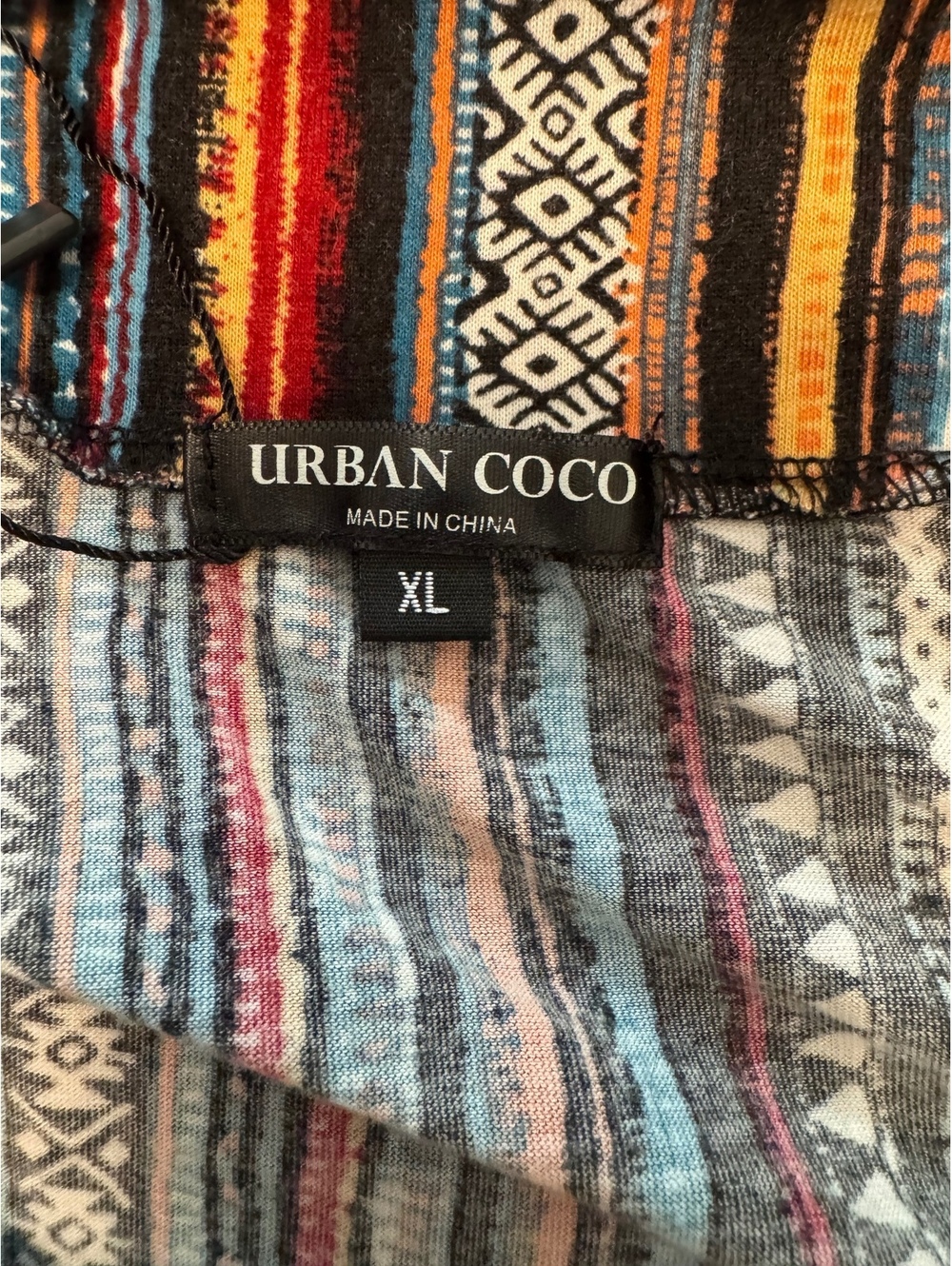Urban Coco Women's XL Striped Maxi Skirt